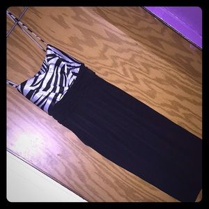 Zebra print dress